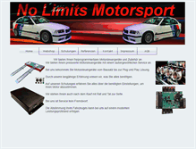 Tablet Screenshot of no-limits-motorsport.de